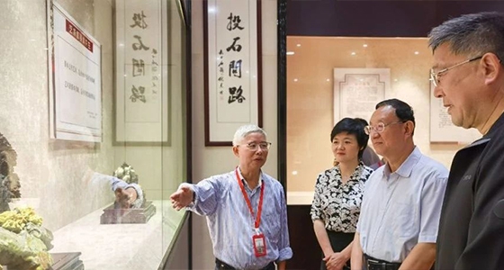 全国人大教科文卫委员会主任委员雒树刚率调研组参观东升国际官网·倪东方艺术博物馆